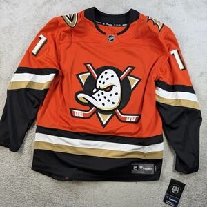 Trevor Zegras Anaheim Duck Jersey Mens Medium Orange Fanatics NHL Hockey #11